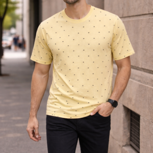 Yellow t shirt for Men 