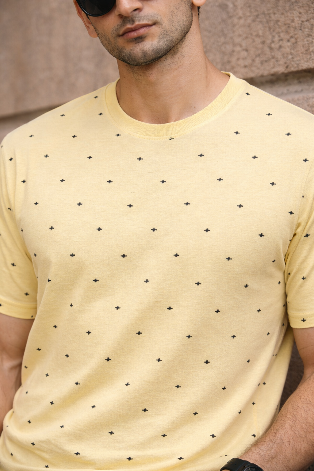 Yellow t shirt for Men 